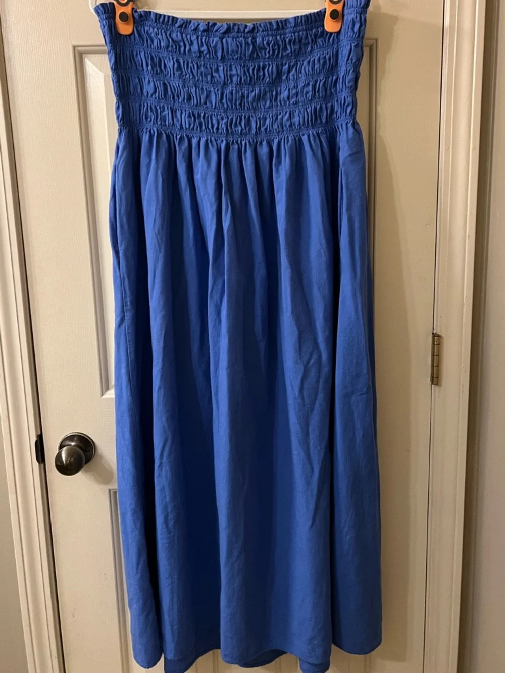 Blue Strapless Dress - Picture 3 of 3